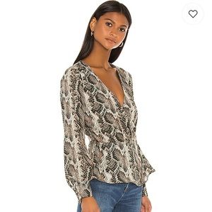 NEW! CUPCAKES & CASHMERE WRAP BLOUSE - NWT